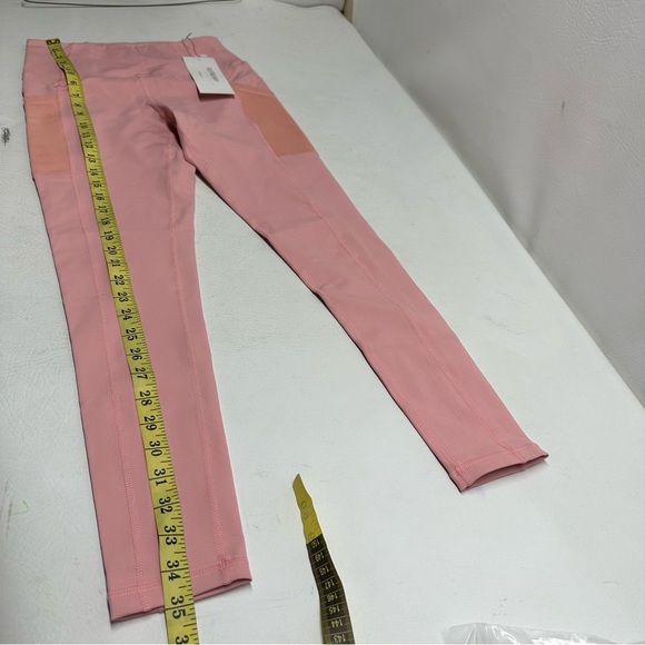 BUFFBUNNY High-Waisted Pink Leggings SIZE MEDIUM NWT - Picture 5 of 8
